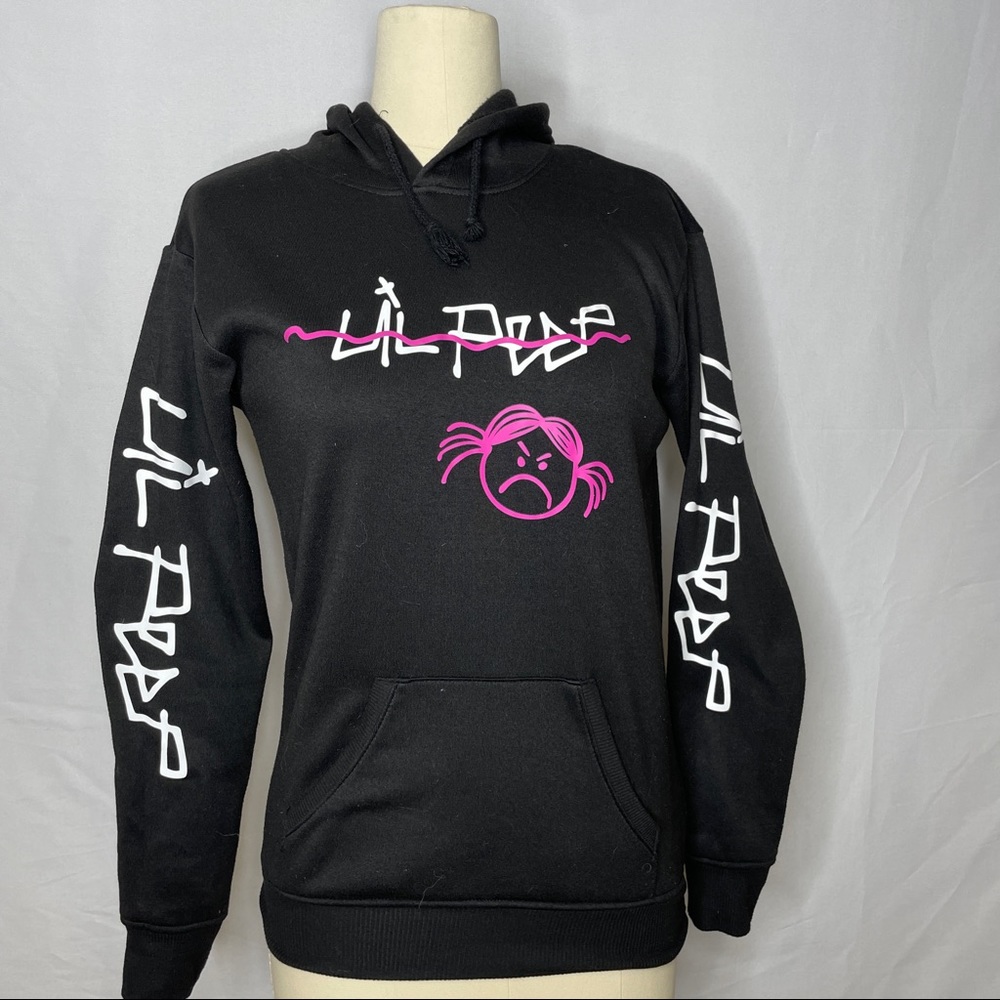 Lil peep sad girl printed hoodie